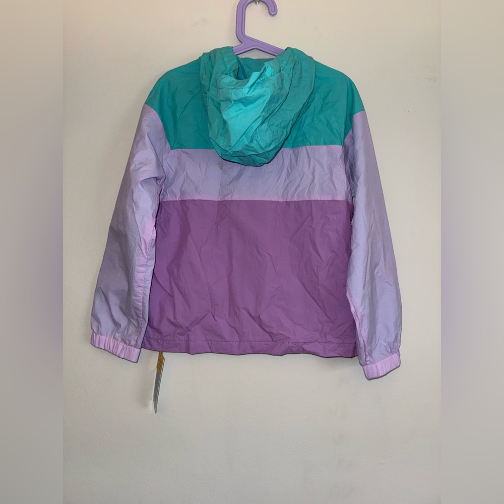 NWT CAT & JACK girls windbreaker jacket Sz S 6/7 ✨ - Picture 3 of 5